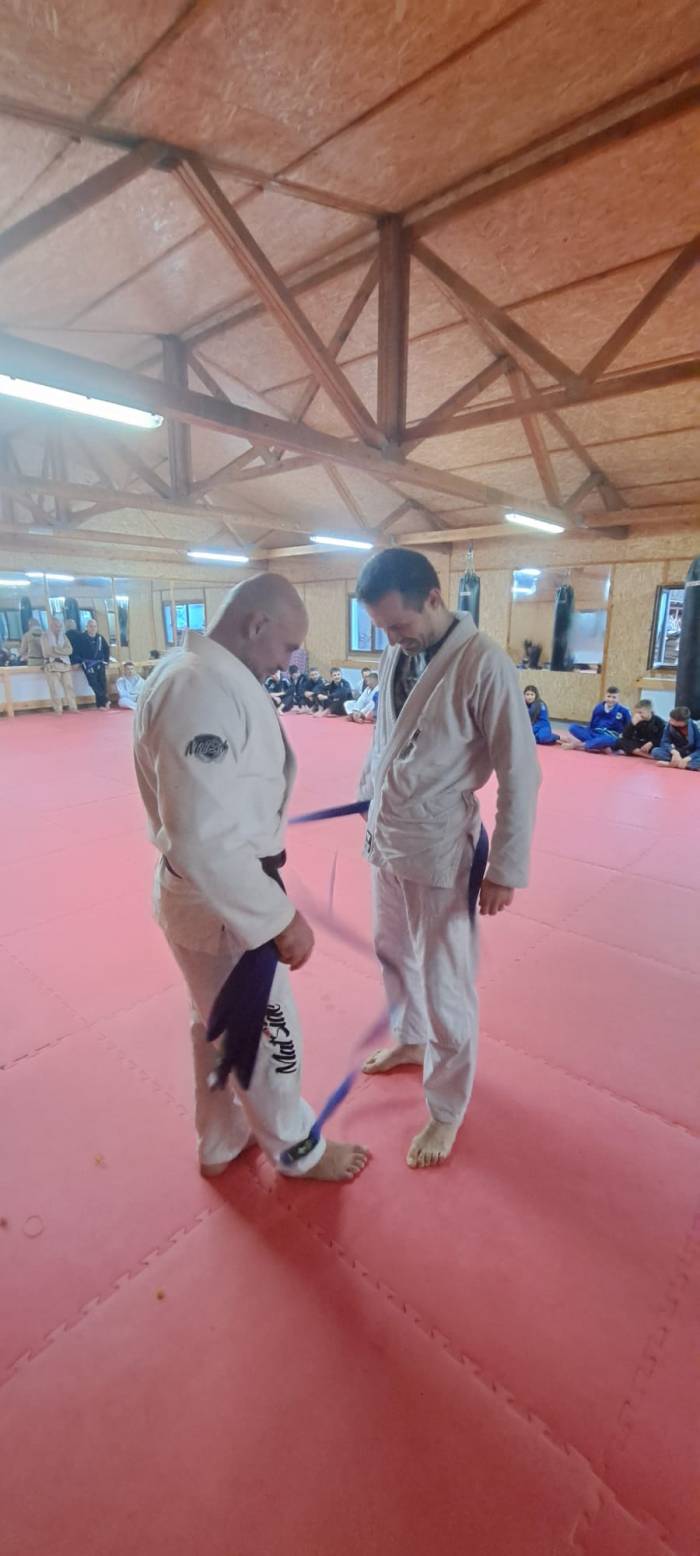 Purple belt · October 25, 2025 · Promoted by Bernardo Serrini\Catalin Vlad\Bogdan Ionascu