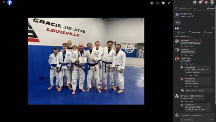 Brown belt · May 20, 2021 · Promoted by Allan Manganello