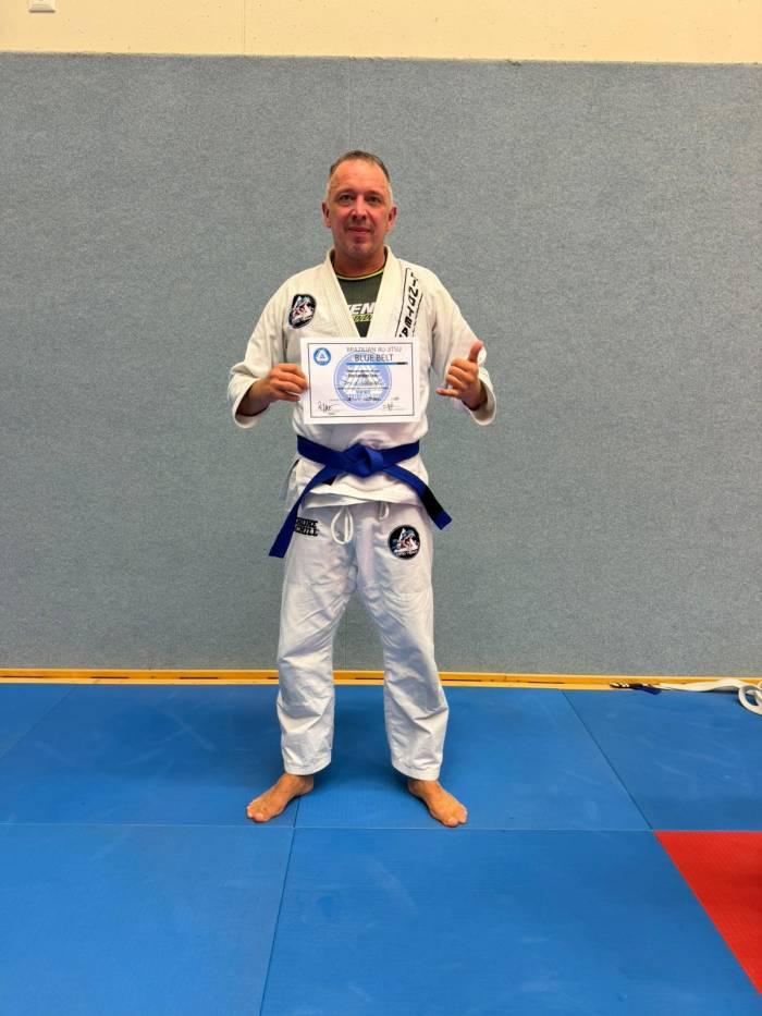 Blue belt · October 25, 2025 · Promoted by Franco Vacirca Garcia