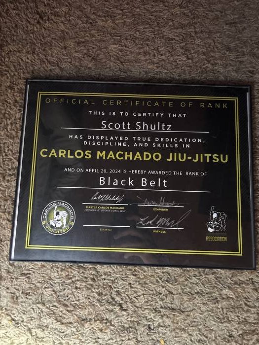 Black belt · April 27, 2024 · Promoted by Carlos Machado