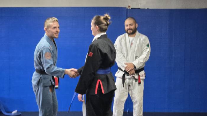 Blue belt · March 10, 2025 · Promoted by Cameron Cordova