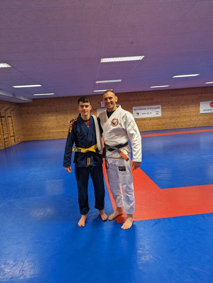 Yellow belt · February 24, 2024 · Promoted by Bruno Carvalho: svart belte,