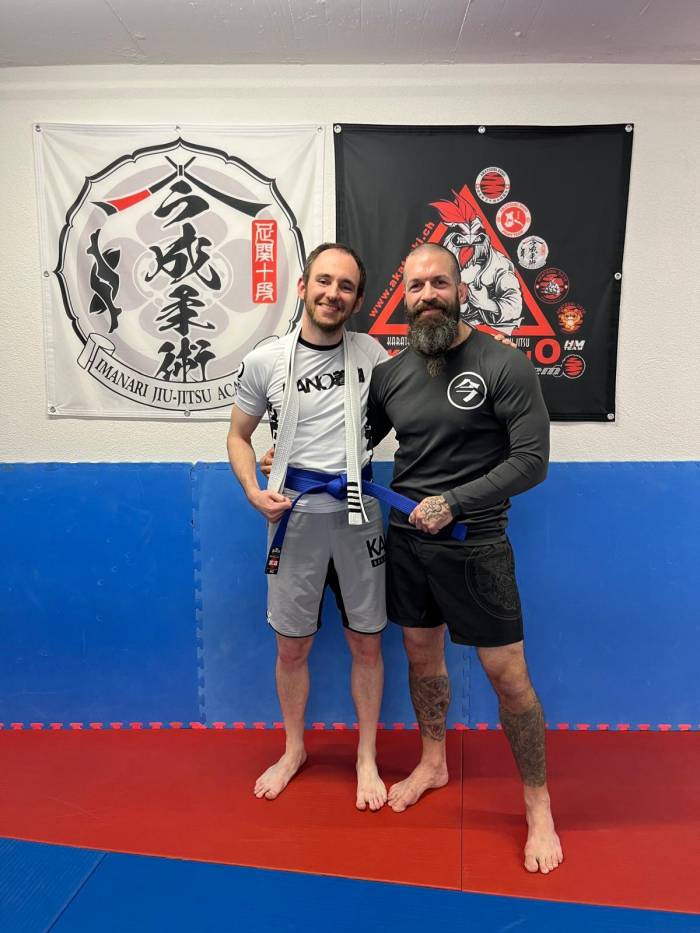 Blue belt · October 29, 2025 · Promoted by Marco Kuster