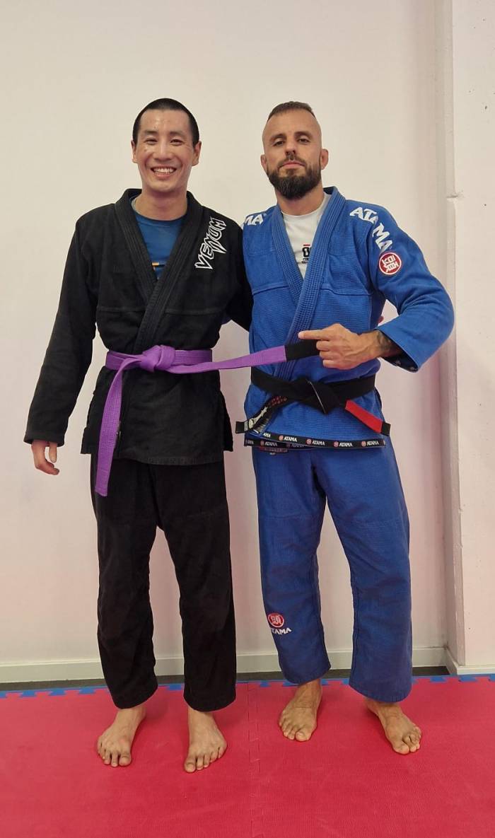 Purple belt · October 21, 2025 · Promoted by Stephan Van Wichelen