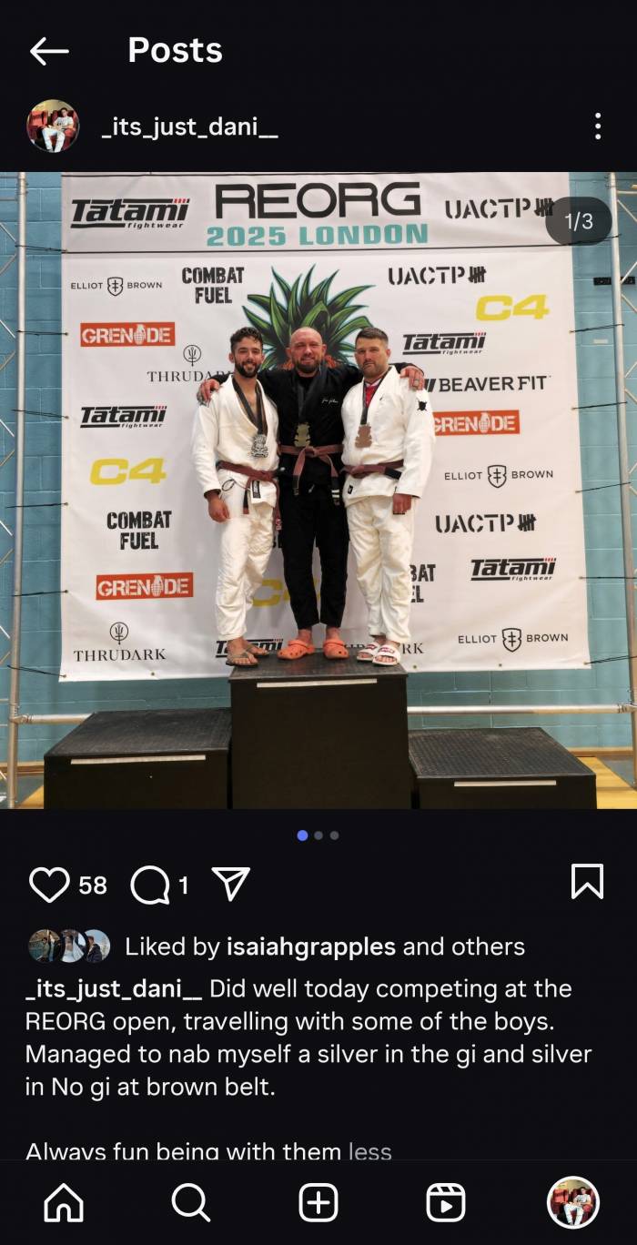 Brown belt · April 11, 2025 · Promoted by Paul Antoni