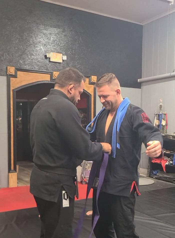 Purple belt · October 3, 2023 · Promoted by J.j Thompson