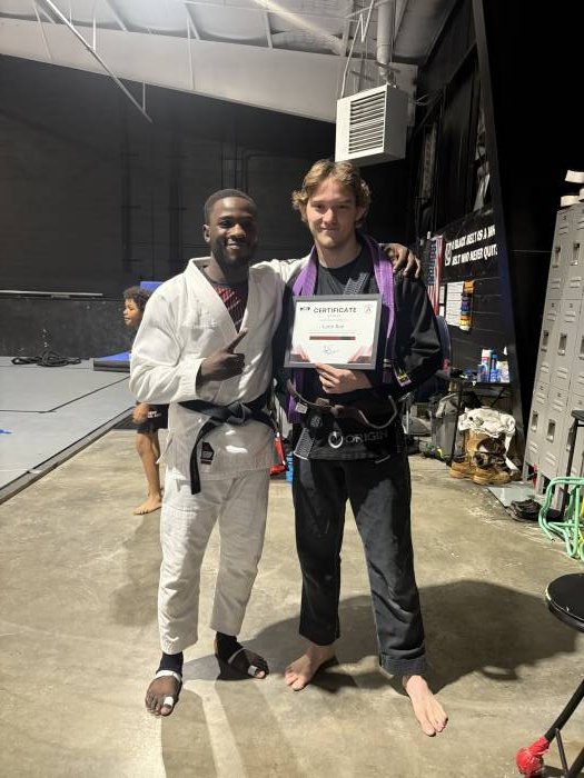 Brown belt · November 3, 2025 · Promoted by Anthony Jones