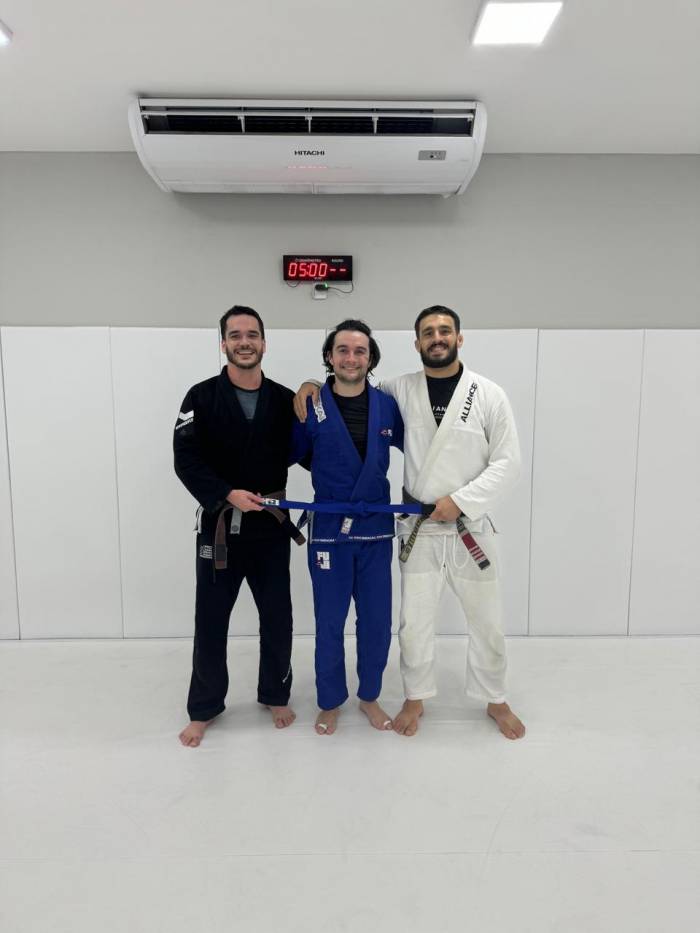 Blue belt · August 16, 2024 · Promoted by Christofer Biude Moreira Feijó