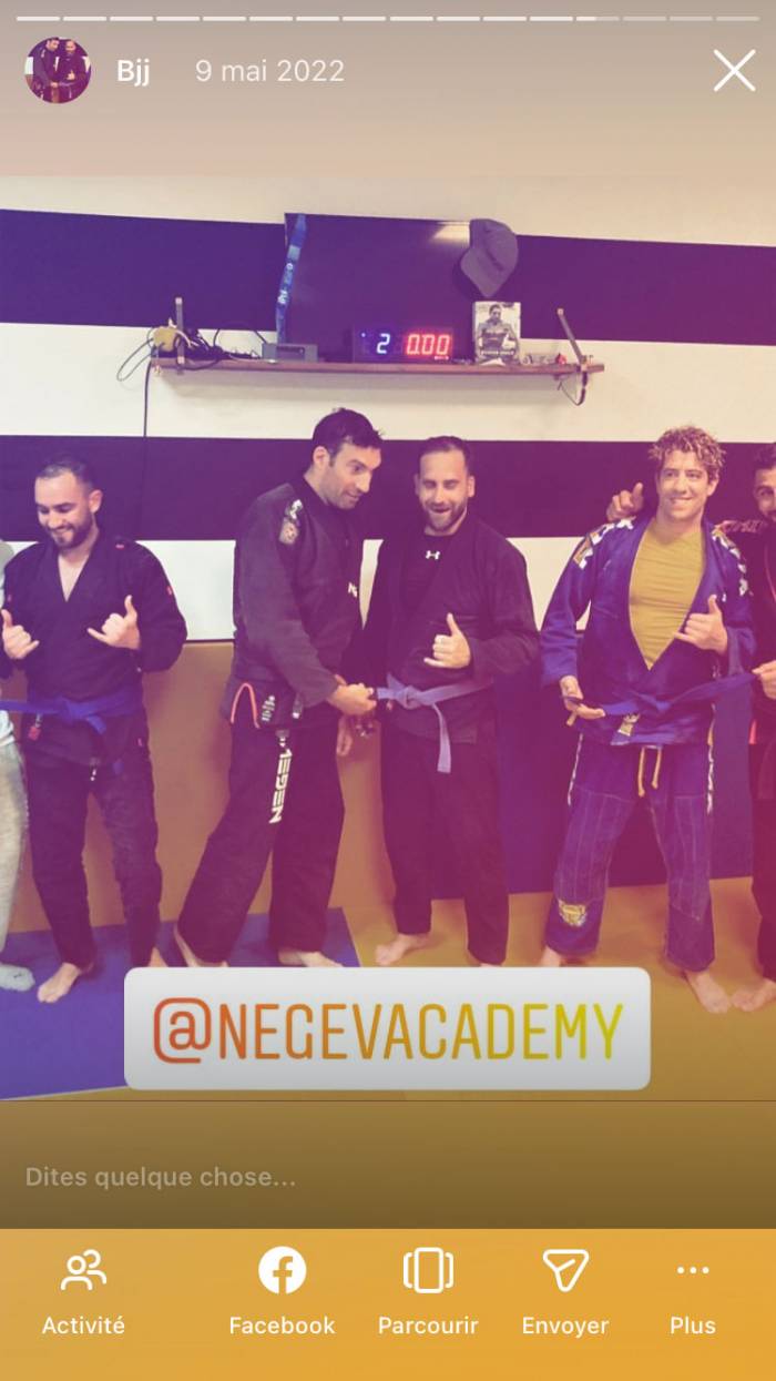 Purple belt · May 9, 2022 · Promoted by Jean-Michel Lanternier