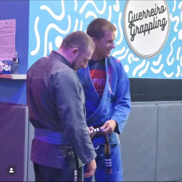 Blue belt · November 27, 2021 · Promoted by Paul Cunningham