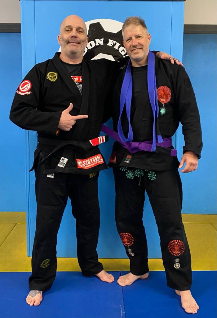 Purple belt · April 12, 2025 · Promoted by Carl Fisher