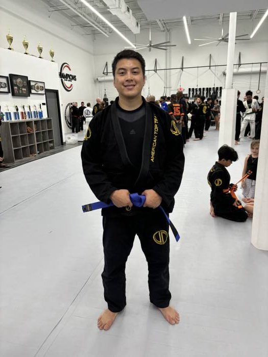 Blue belt · May 4, 2024 · Promoted by Jayson Patino