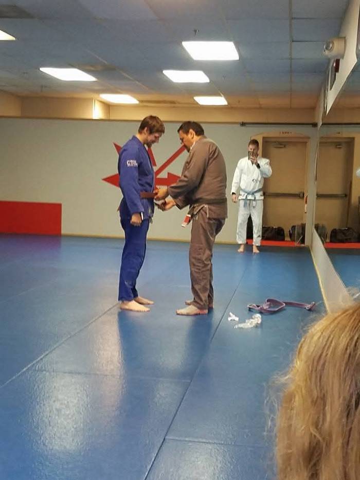 Brown belt · June 6, 2017 · Promoted by John Sanders