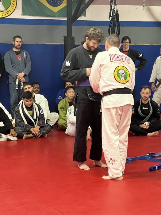 Purple belt · July 11, 2025 · Promoted by Bill Hosken