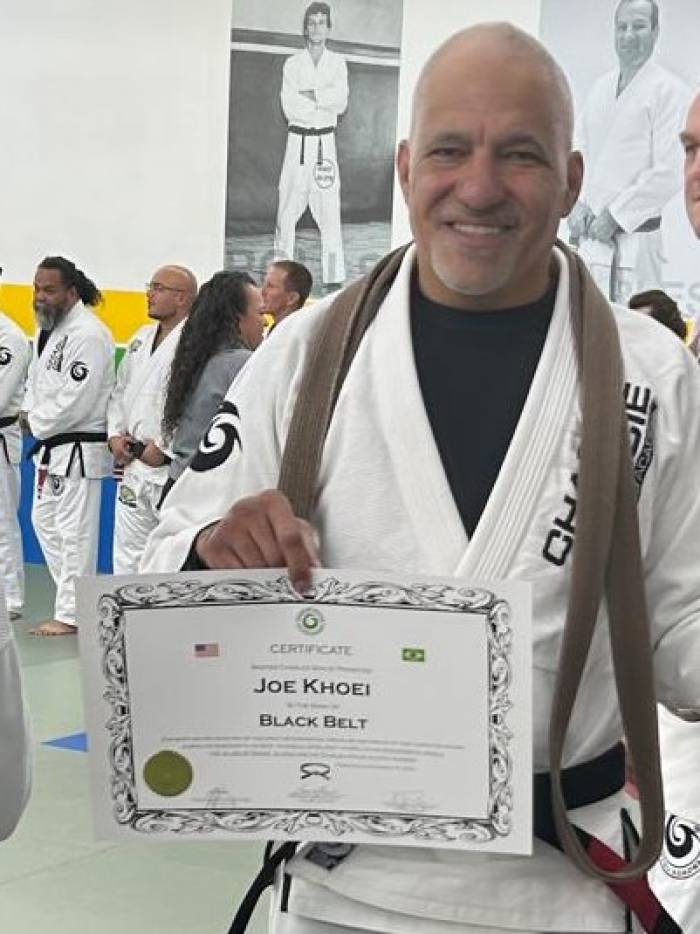 Black belt · November 15, 2025 · Promoted by Master Charles Gracie