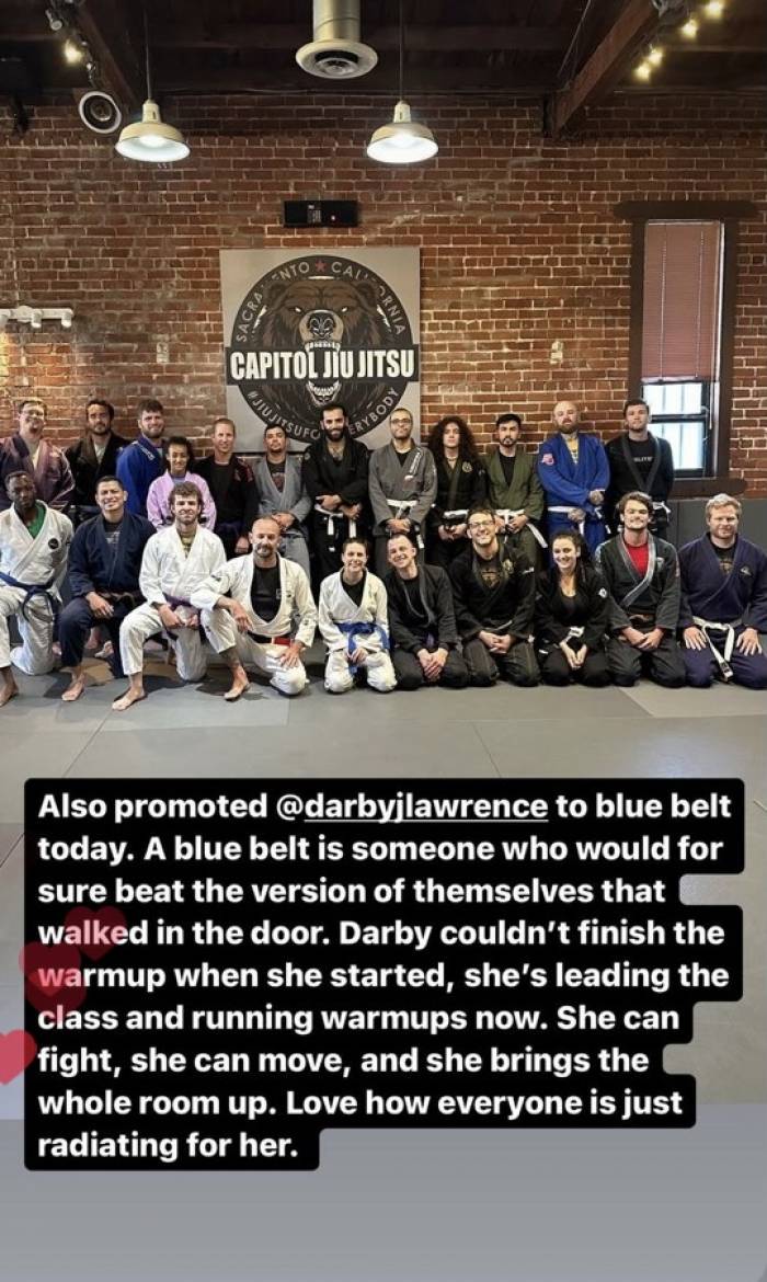 Blue belt · June 26, 2024 · Promoted by Garett Van Vleck