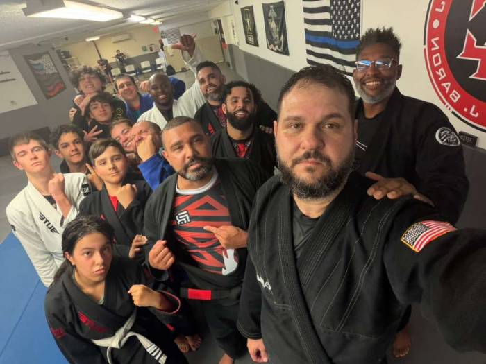 Post training pic with the crew at Coral Springs BJJ