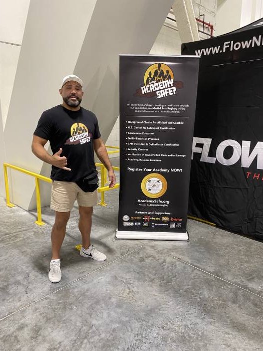 At a recent IBJJF in Fort Lauderdale representing AcademySafe.org