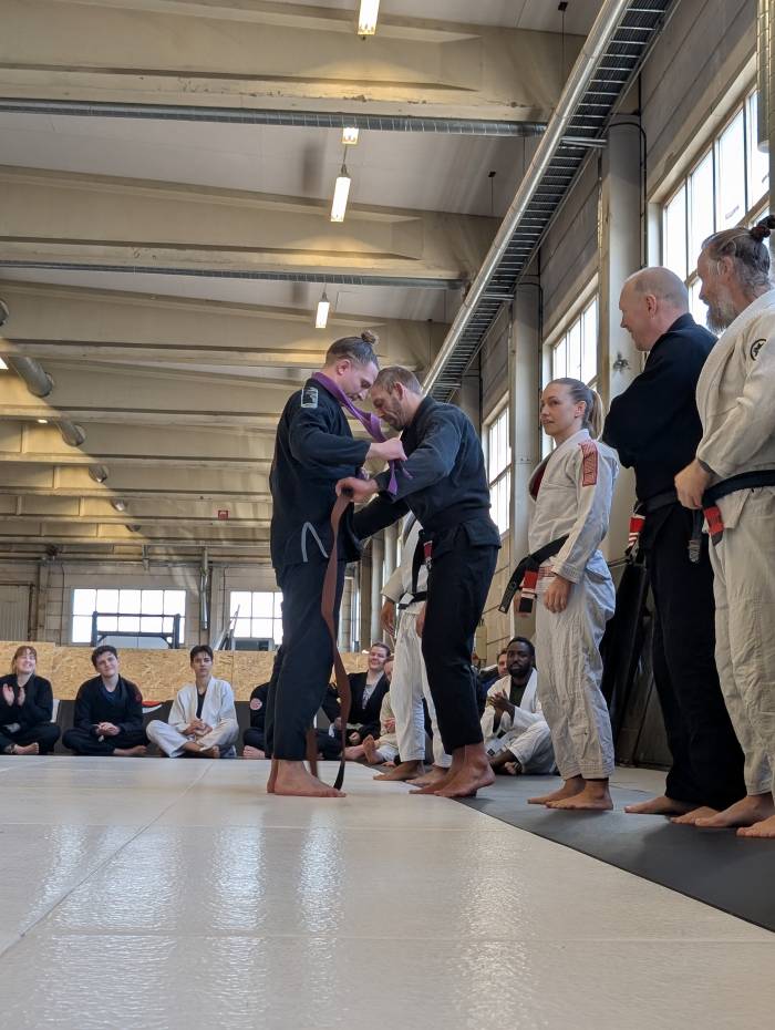 Brown belt · March 8, 2025 · Promoted by Christian Dellevåg