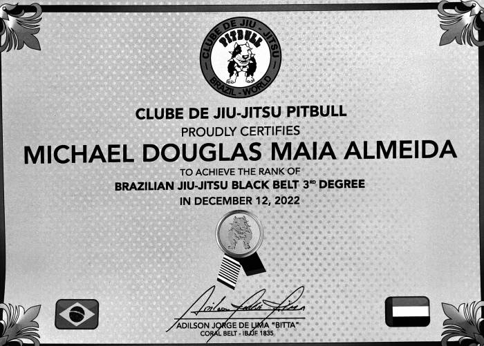 Black belt · December 8, 2013 · Promoted by Master Bitta