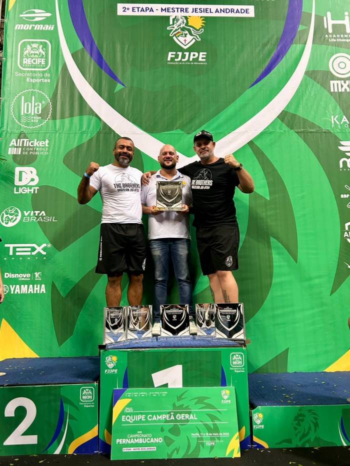 2025 - Equipe Campeã Geral da 2ª Etapa do Campeonato Pernambucano FJJPE no Ginásio Geraldão, em Recife.