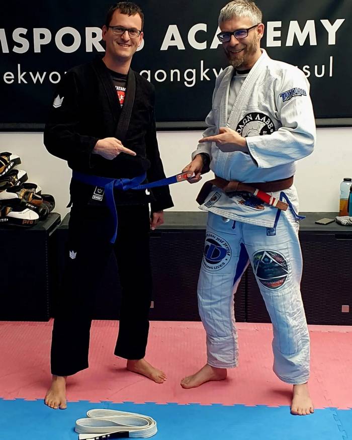 Blue belt · November 26, 2022 · Promoted by Michael Heubusch