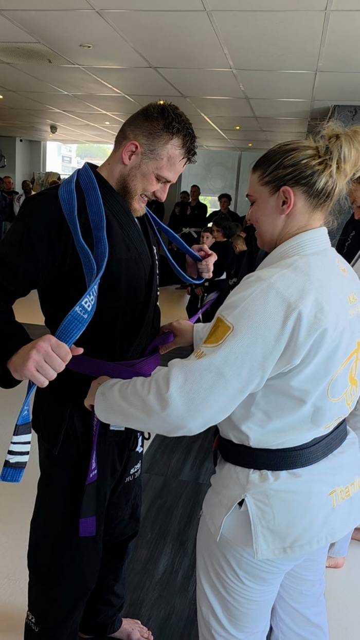 Purple belt · November 22, 2025 · Promoted by Garreth Mclellan