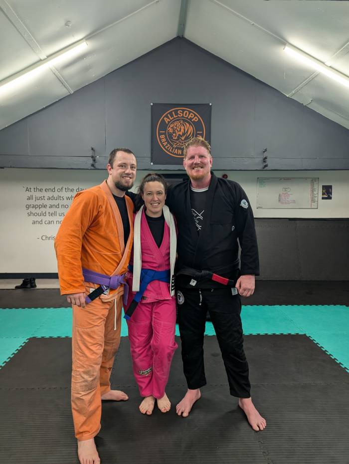 Blue belt · December 3, 2025 · Promoted by Benjamin Allsopp