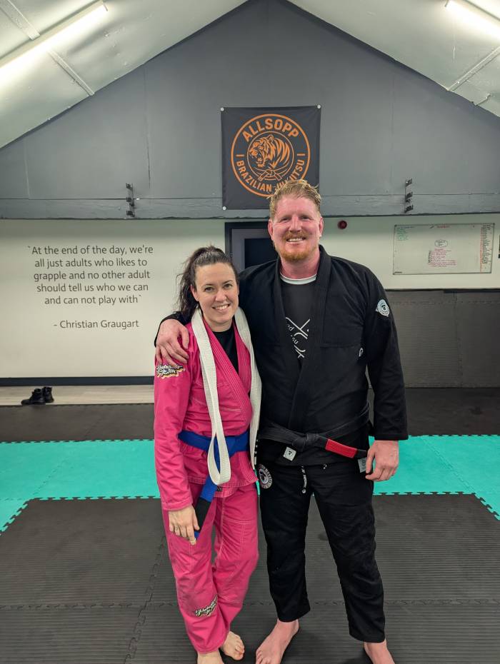 Blue belt · December 3, 2025 · Promoted by Benjamin Allsopp