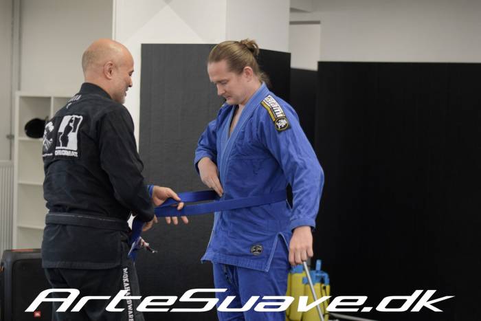 Blue belt · August 29, 2025 · Promoted by Shimon Mochizuki - Arte Suave