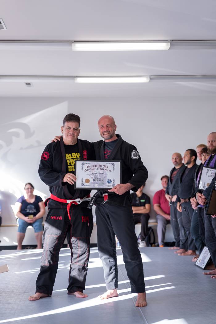Black belt 1st degree · October 4, 2025 · Promoted by Master Rigan Machado