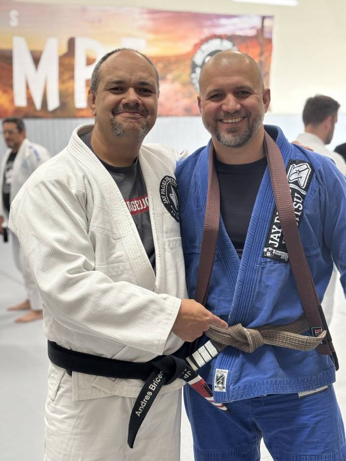 Brown belt · December 6, 2025 · Promoted by Andres Briceno
