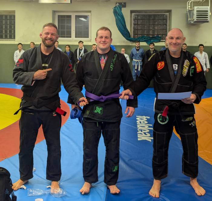 Purple belt · December 4, 2025 · Promoted by Sebastian Otto