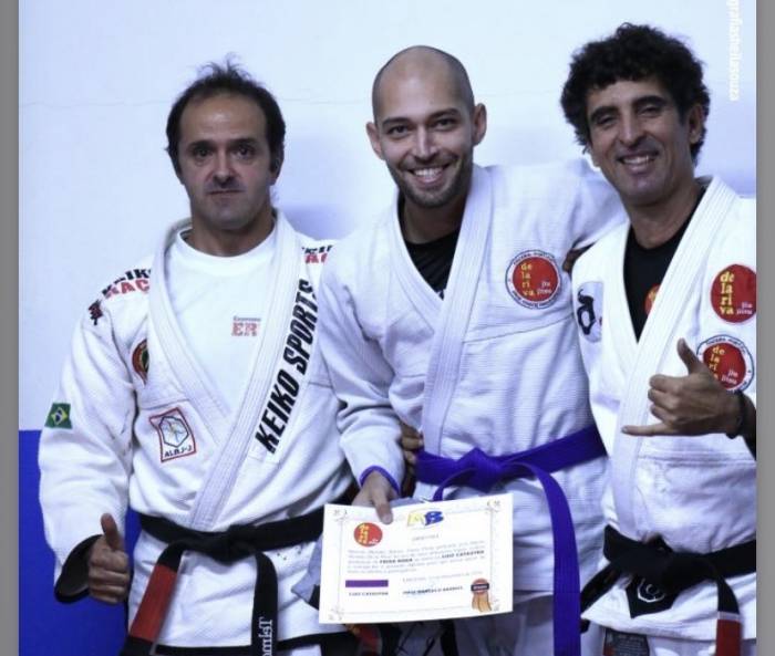 Purple belt · November 23, 2018 · Promoted by Delariva Ericeira - Prof. Marcelo Barros
