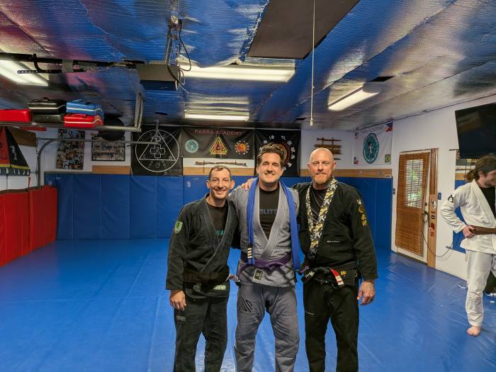 Purple belt · December 7, 2025 · Promoted by Jeff Parra