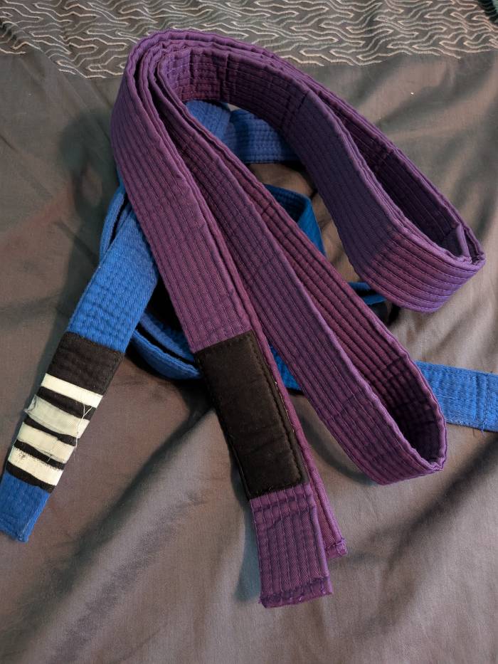 Purple belt · December 7, 2025 · Promoted by Jeff Parra
