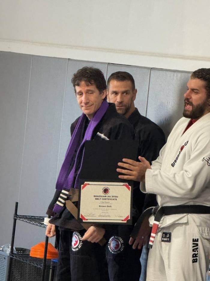 Brown belt · August 9, 2025 · Promoted by Alexandre Bueno de Oliveira