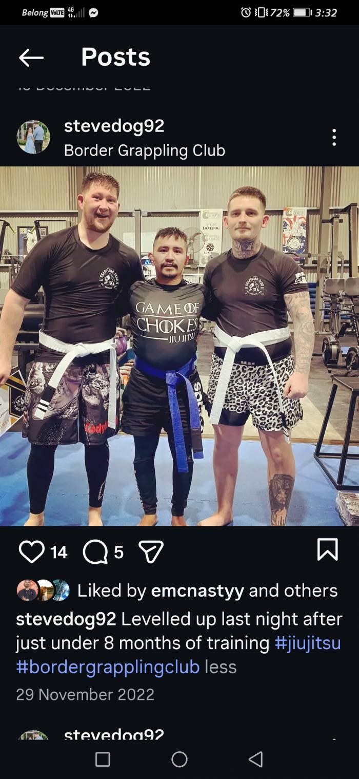 White belt · April 1, 2022