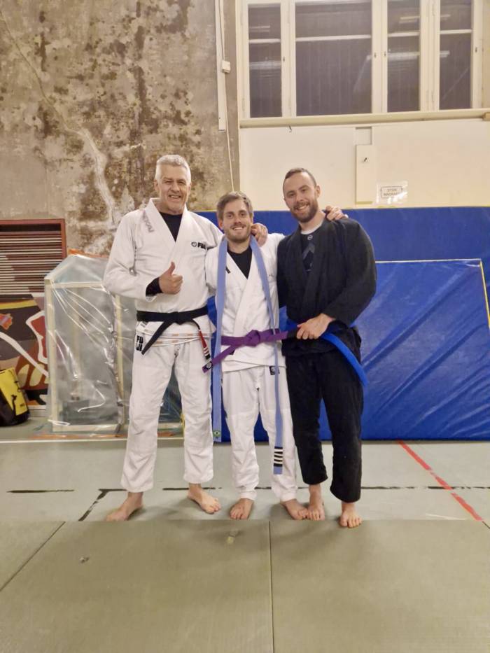 Purple belt · October 12, 2025 · Promoted by Tomas Gee
