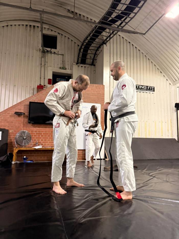 Black belt · November 15, 2025 · Promoted by Martyn Cahill