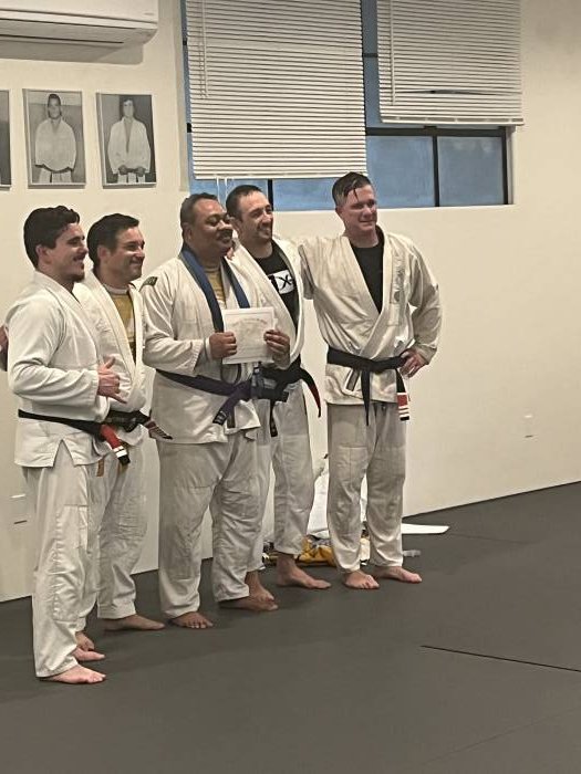Purple belt · December 12, 2025 · Promoted by Erik Klinger