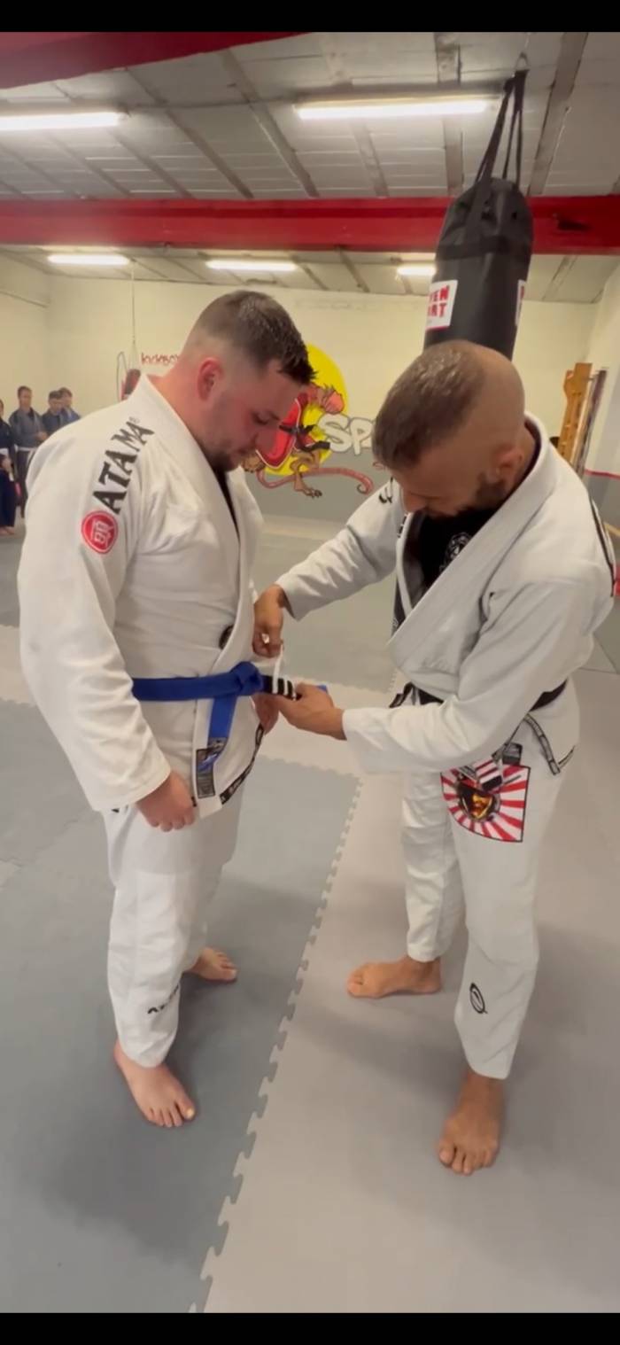 Blue belt · April 18, 2023 · Promoted by Stephan Van Wichelen