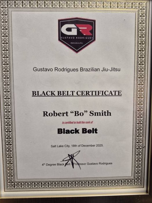 Black belt · December 18, 2025 · Promoted by Gustavo Rodrigies