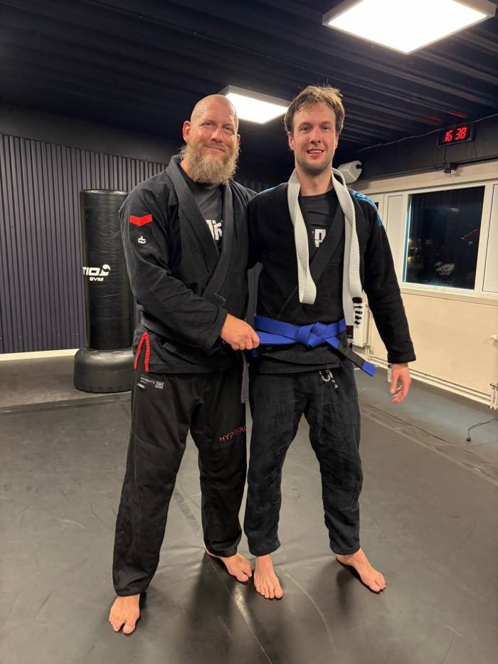 Blue belt · December 14, 2025 · Promoted by Fredrik Norström