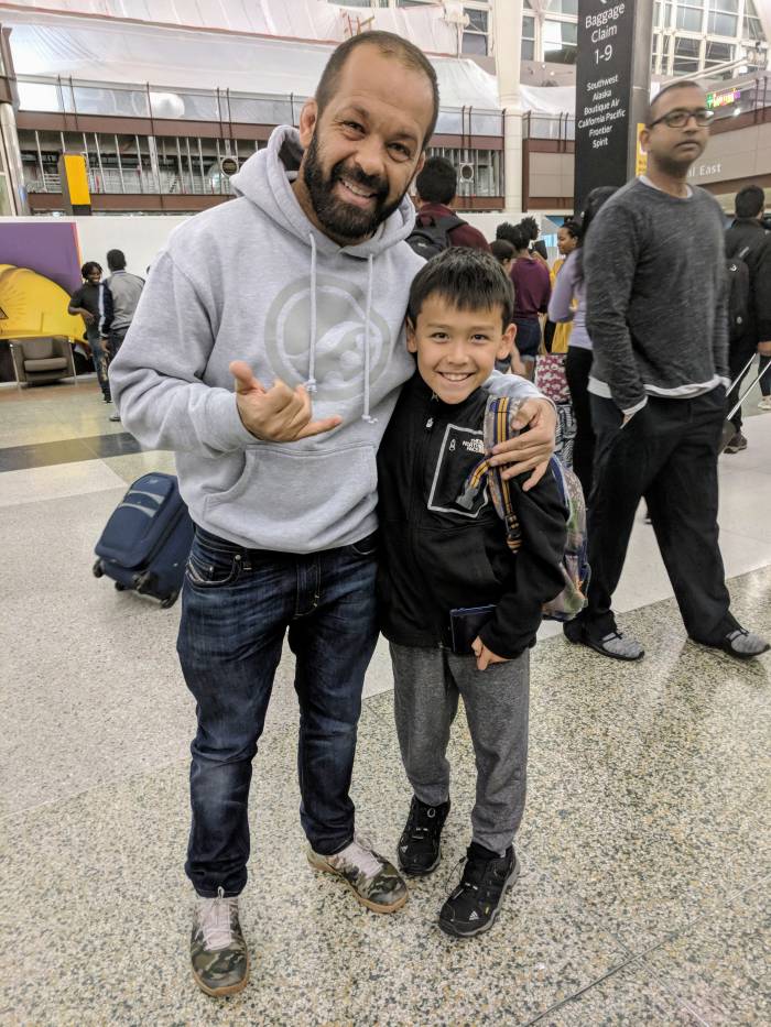 Helio “Soneca” Moreira random airport encounter