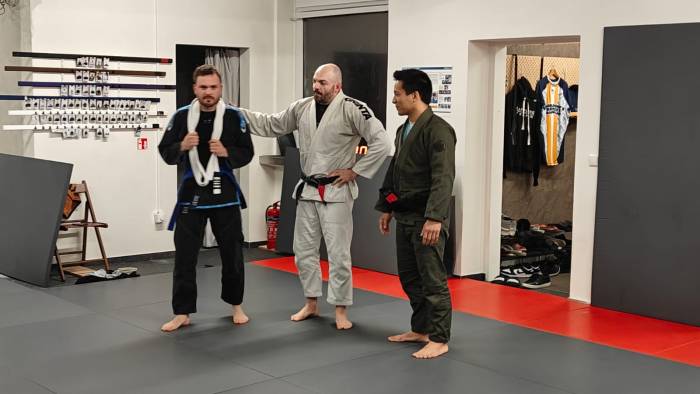 Blue belt · November 18, 2025 · Promoted by Tristan Habermann