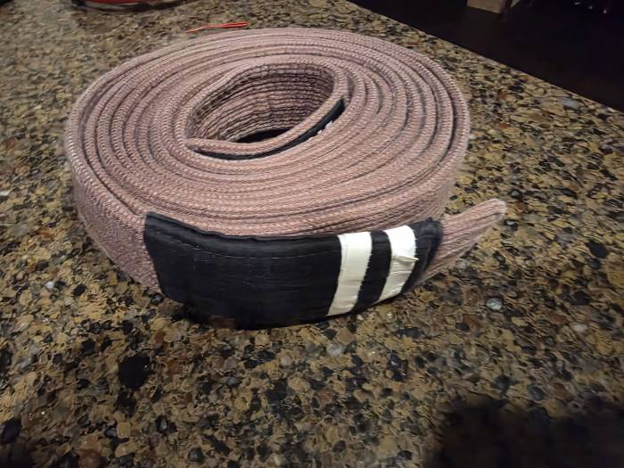 Brown belt · December 20, 2023 · Promoted by Christian Derr.
