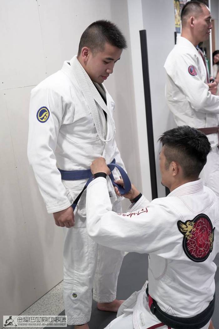 Blue belt · July 28, 2018 · Promoted by Makoto Ogasawara