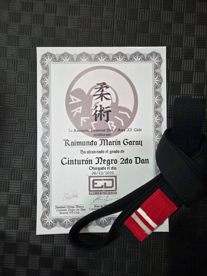 Black belt 2nd degree · December 6, 2025 · Promoted by Alan de Moraes