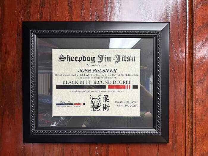 Black belt 2nd degree · April 16, 2022 · Promoted by Blake Hayes